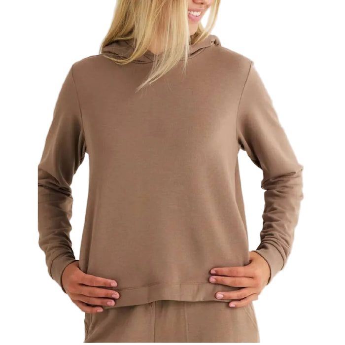 Free Fly Women's Bamboo Fleece Cropped Hoodie
