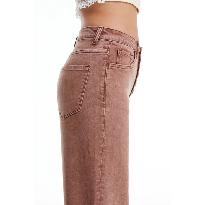Bayeas Button Fly Wide Leg Pant