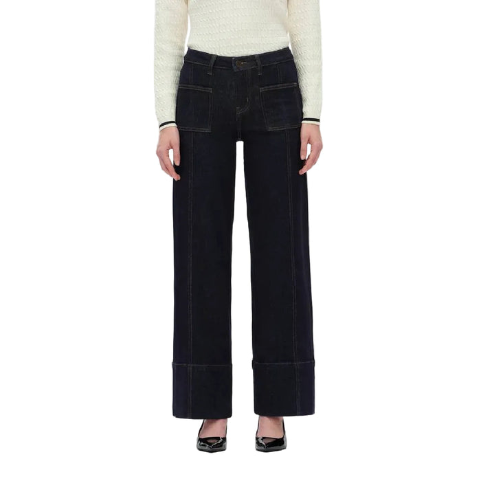 Bayeas Katia Mid Rise Wide Leg Jean
