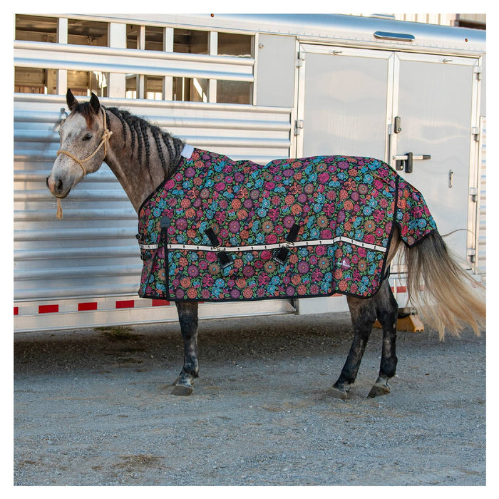 Classic Equine Neon Flower Windbreaker Turnout Sheet