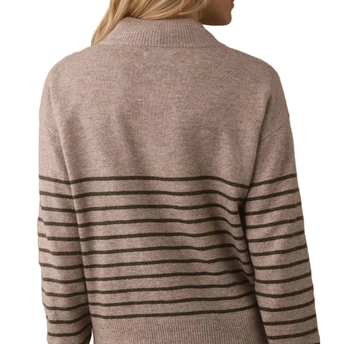 The Nomal Brand Women's Marianna Button Popover Sweater