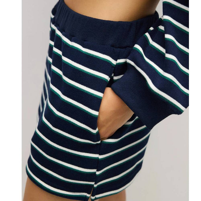 Women's Charlie Stripe Fleece Short