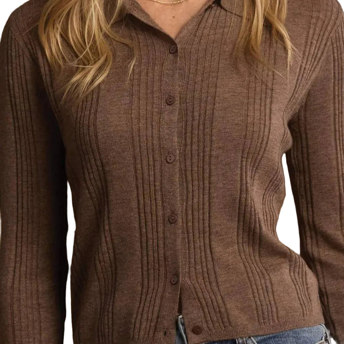 The Normal Brand Women's Ravello Knit Button Up