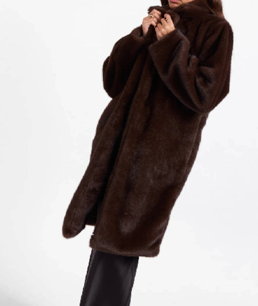 Sage The Label Women's Shyloh Fur Coat WOMEN - Clothing - Outerwear - Jackets Sage The Label