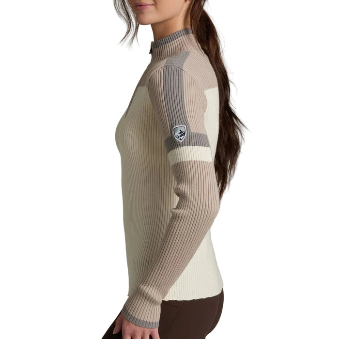KÜHL Women's Ribbed Kuhl Team 1/4 Zip Sweater