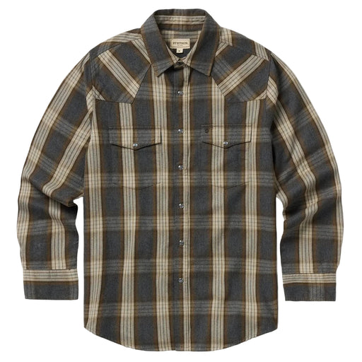 Stetson Men's Flannel Heather Plaid Snap Shirt MEN - Clothing - Shirts - Long Sleeve Stetson