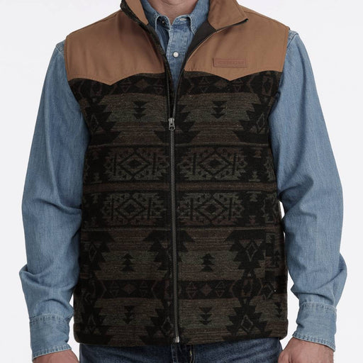 Cinch Men's Conceal Carry Jacquard Vest MEN - Clothing - Outerwear - Vests Cinch