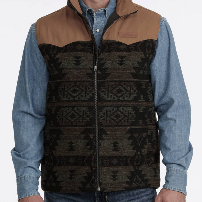 Cinch Men's Conceal Carry Jacquard Vest