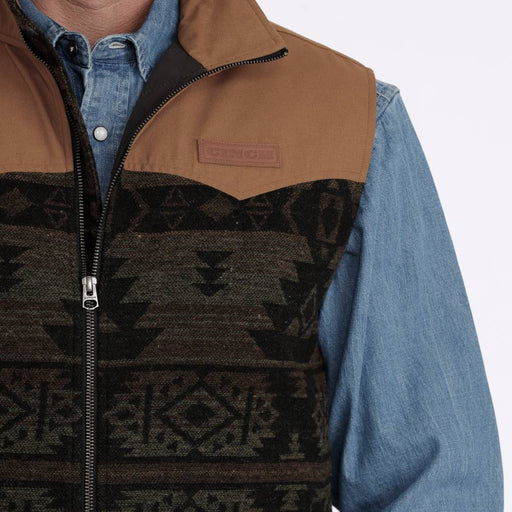 Cinch Men's Conceal Carry Jacquard Vest MEN - Clothing - Outerwear - Vests Cinch