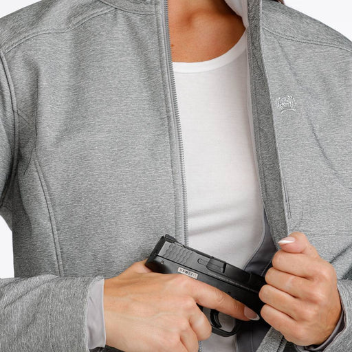 Cinch Women's W Conceal Carry Bonded Jacket Grey WOMEN - Clothing - Outerwear - Jackets Cinch