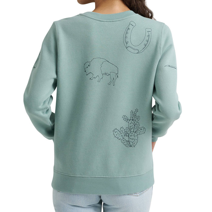 Wrangler Women's Western Print Sweatshirt
