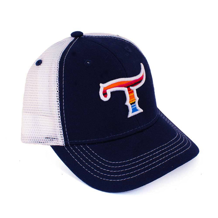 Teskey's Youth Serape T Logo Cap - Navy TESKEY'S GEAR - Youth Baseball Caps Teskey's