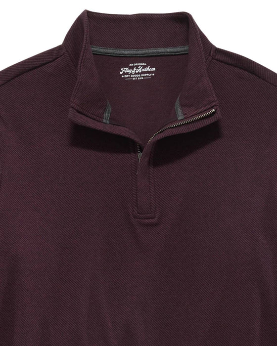 Flag & Anthem Men's Hero 1/4 Zip Twill Mock Neck