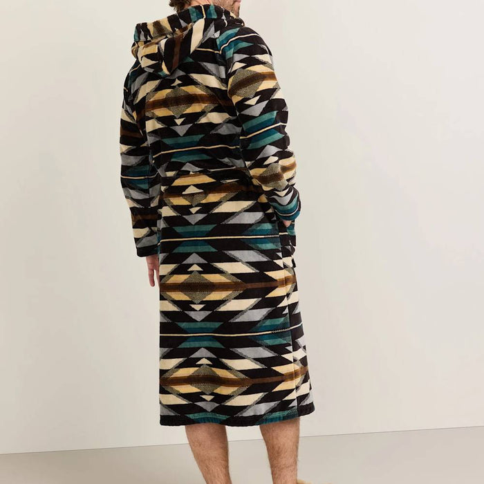 Pendleton Wyeth Trail Cotton Terry Velour Bathrobe