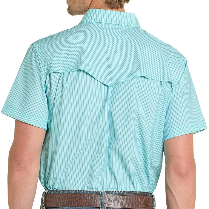 Rock & Roll Denim Men's Tek Core Stripe Snap Shirt