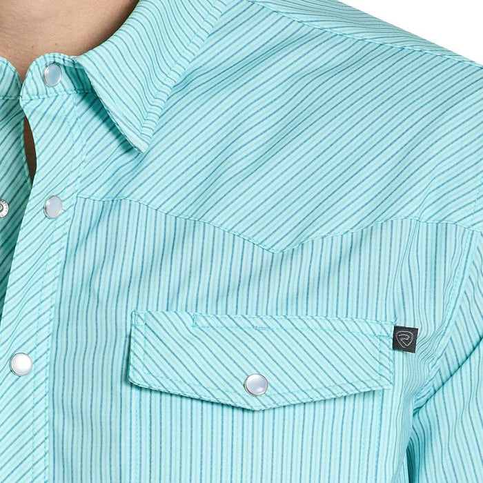 Rock & Roll Denim Men's Tek Core Stripe Snap Shirt