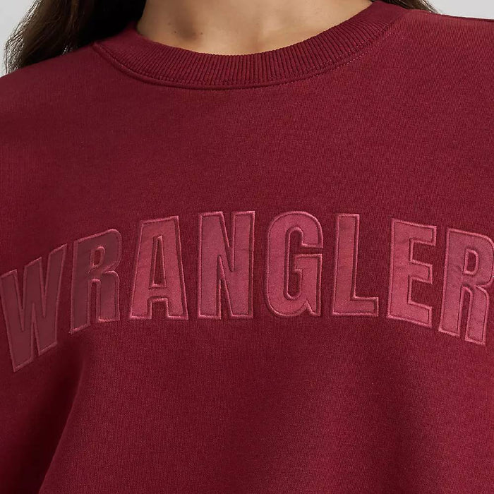 Wrangler Women's Logo Canyon Pullover Sweatshirt