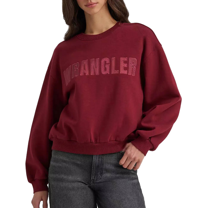 Wrangler Women's Logo Canyon Pullover Sweatshirt