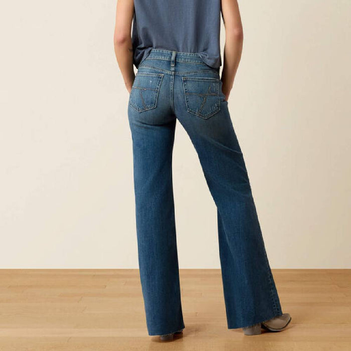 Ariat Women's Petra Perfect Rise Flipside WIde Leg jeans