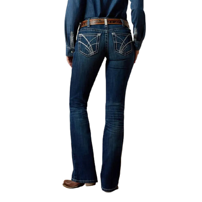 Ariat Women's Olenna Mid Rise Boot Cut Jeans