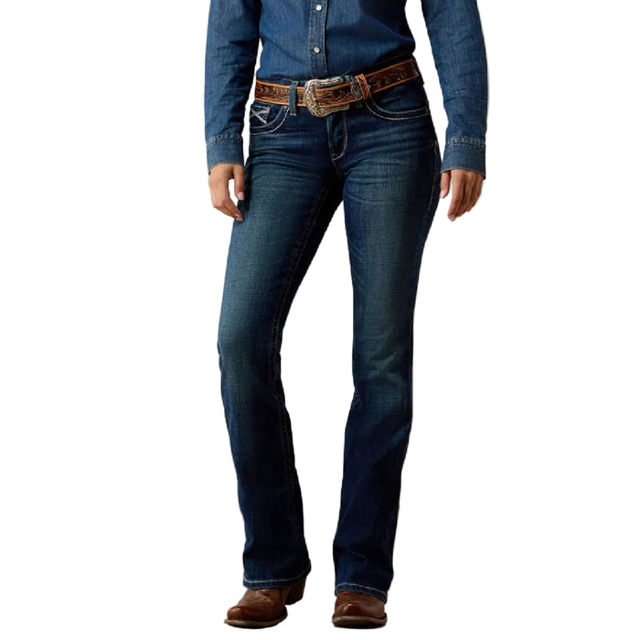 Ariat Women's Olenna Mid Rise Boot Cut Jeans