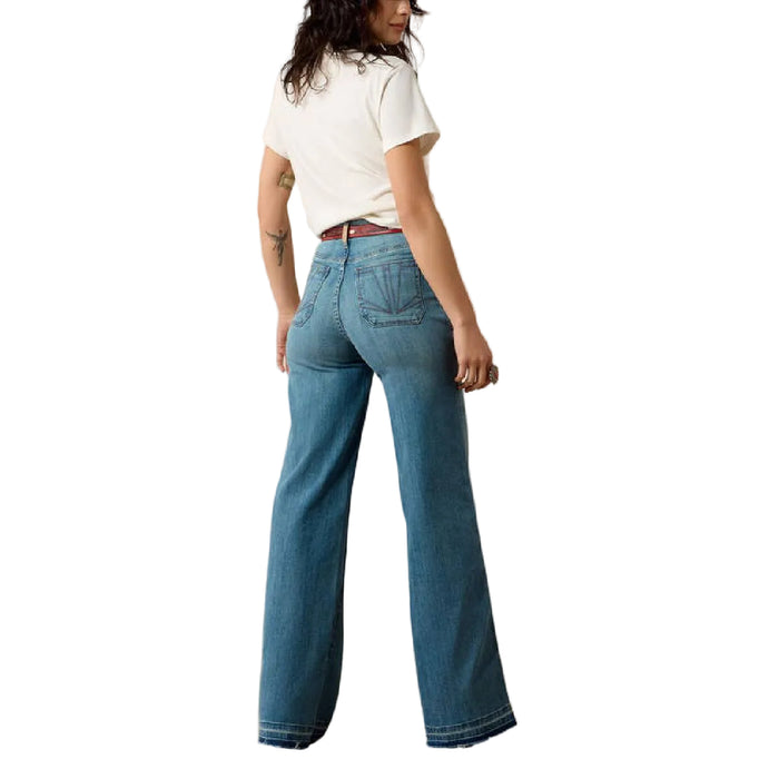 Ariat Women's Mavis Ultra High Rise Wide Leg Jeans