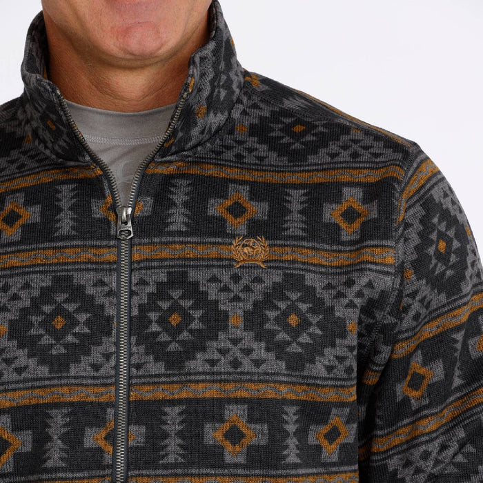 Cinch Men's Aztec Print 1/2 Zip Pullover