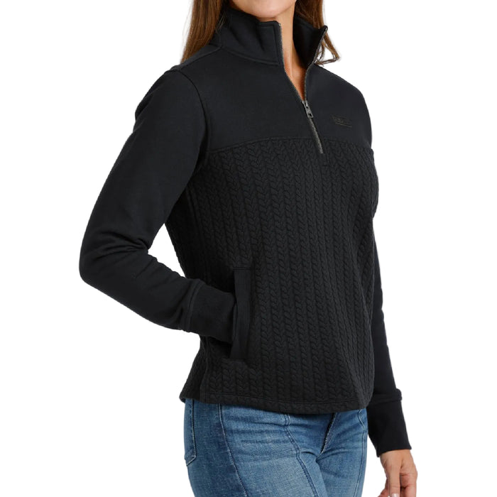 Cinch Women's Patterned 1/4 Zip Pullover
