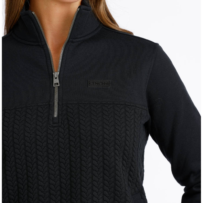 Cinch Women's Patterned 1/4 Zip Pullover