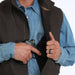 Cinch Men's Conceal Carry Canvas Vest MEN - Clothing - Outerwear - Vests Cinch