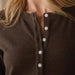 The Normal Brand Women's Puremeso Henley Tee WOMEN - Clothing - Tops - Long Sleeved The Normal Brand