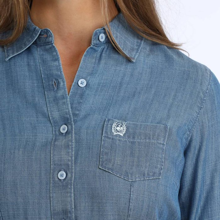 Cinch Women's Chambray Button Shirt