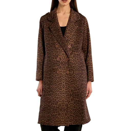 Gabrielle Women's Georgia Leopard Long Coat WOMEN - Clothing - Outerwear - Jackets Molly Bracken