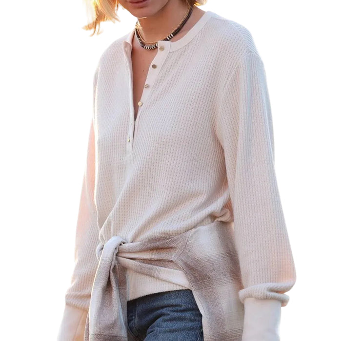 Dylan Women's Skye Henley WOMEN - Clothing - Tops - Long Sleeved Dylan