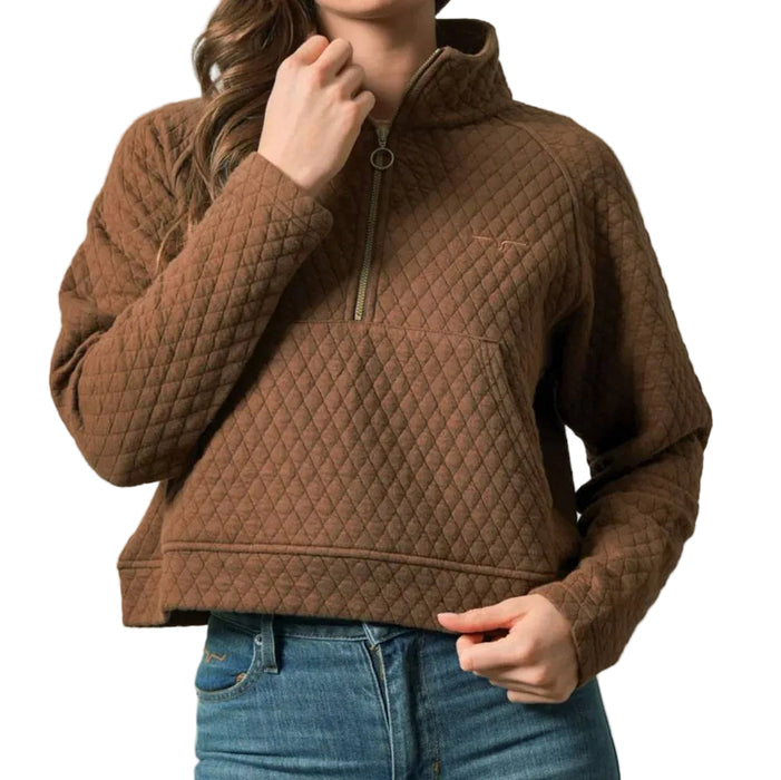 Kimes Ranch Women's 1/4 Zip Rita Quilted Sweater Pullover