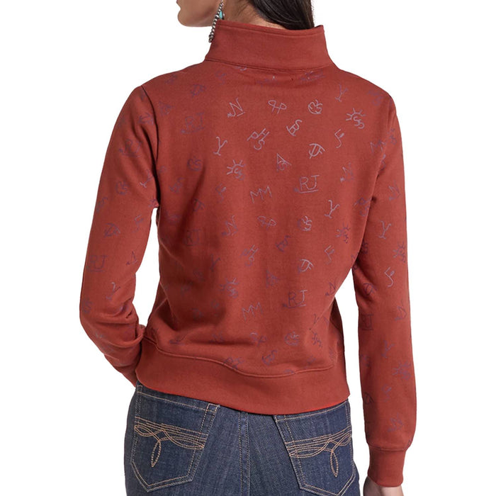 Panhandle Slim Women's 1/4 Zip Ranch Brand Pullover WOMEN - Clothing - Pullovers & Hoodies Panhandle