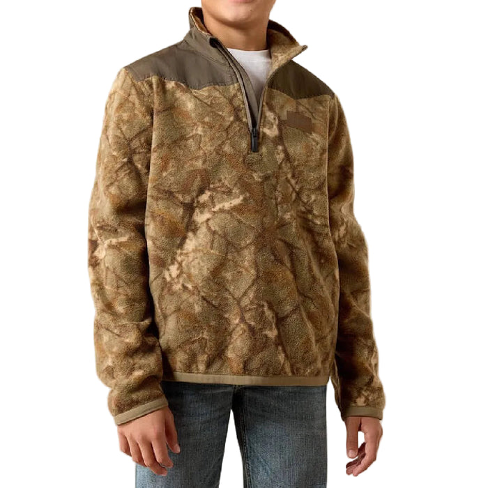 Ariat Boy's 1/4 Zip Basic Fleece Pullover