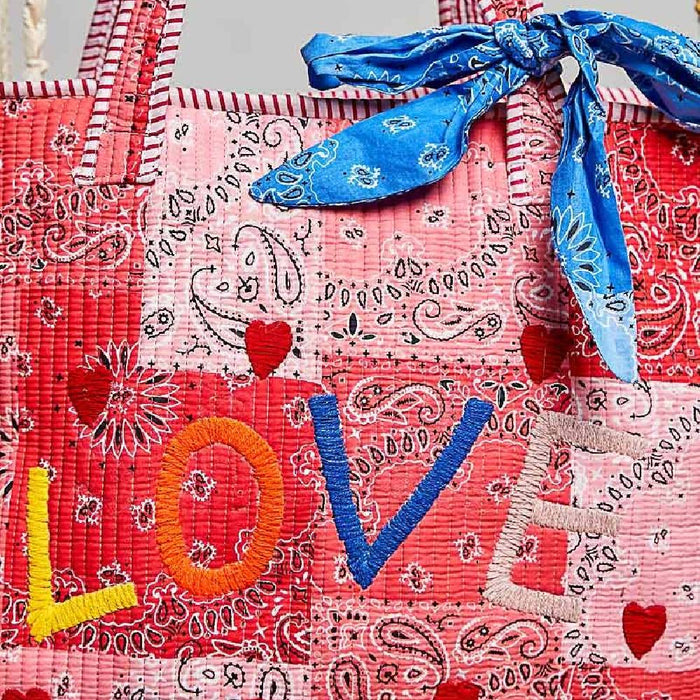 POL Clothing Quilted Love Tote