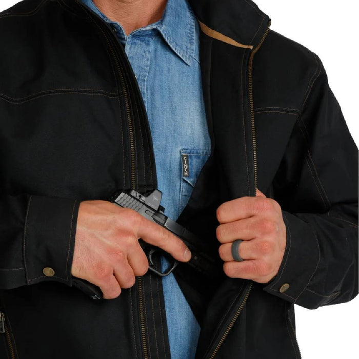 Cinch Men's Conceal Carry Textured Canvas Jacket