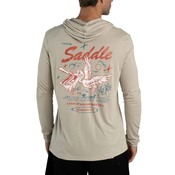 Sendero Men's LS Yucatan Bamboo Tech Hoodie