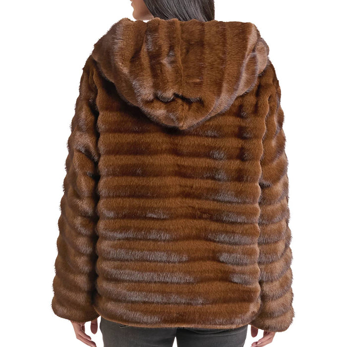 Panhandle Slim Women's Faux Fur Hooded Coat