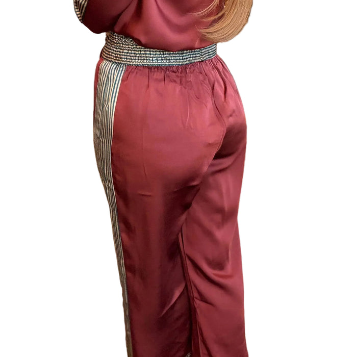 Women's Satin Stripe Pant