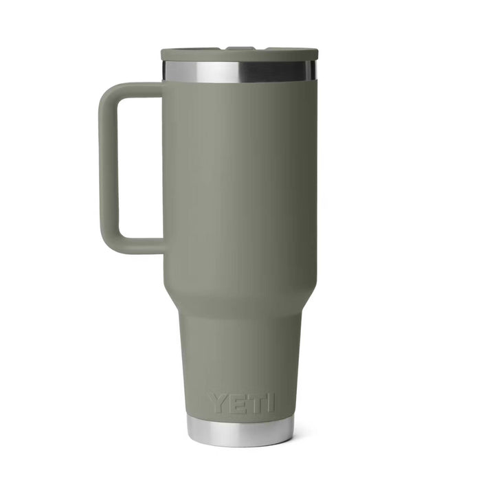 Yeti Rambler 40oz Travel Color Match Straw Lid - Pampa Green