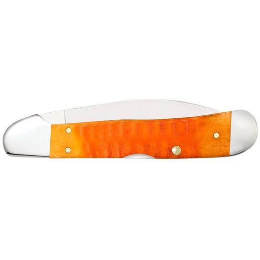 Case XX CopperLock Gator Jig Persimmon Orange Bone Knives W.R. Case