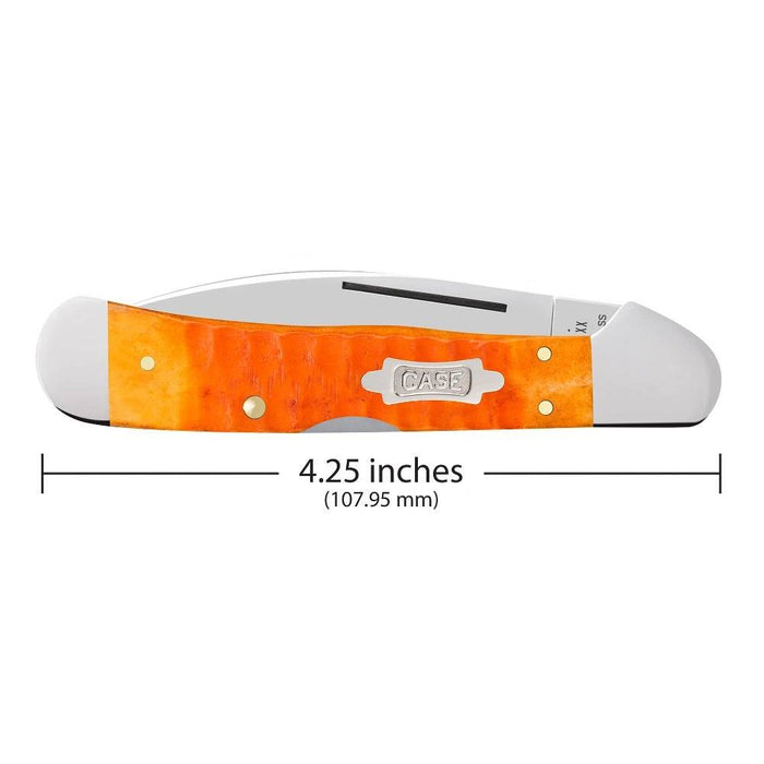 Case XX CopperLock Gator Jig Persimmon Orange Bone Knives W.R. Case