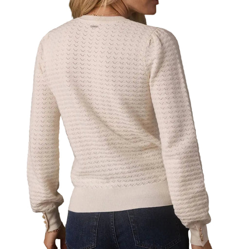 The Normal Brand Women's Olivia Pointelle Crew Sweater WOMEN - Clothing - Sweaters & Cardigans The Normal Brand