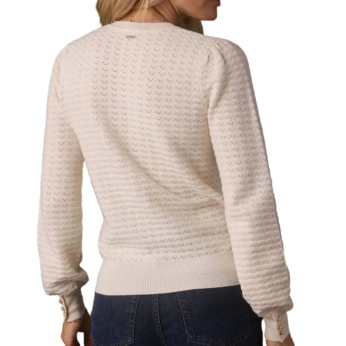 The Normal Brand Women's Olivia Pointelle Crew Sweater WOMEN - Clothing - Sweaters & Cardigans The Normal Brand