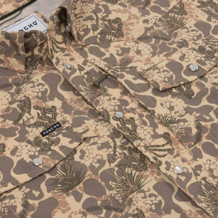 Poncho The Abilene Western Shirt - Slim Fit MEN - Clothing - Shirts - Short Sleeve Poncho Outdoors