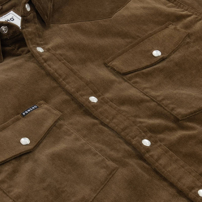 Poncho The Barnhart Corduroy Western Shirt - Slim Fit