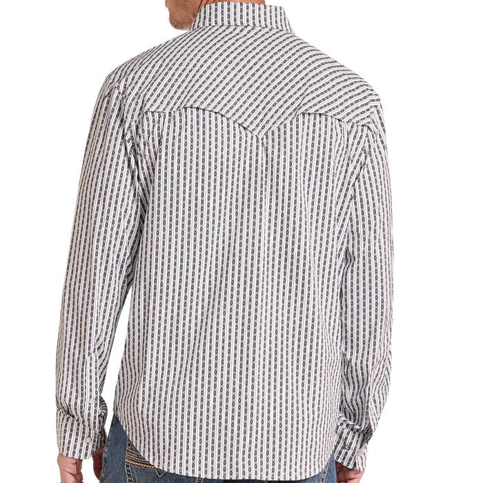 Rock & Roll Denim Tek Core Aztec Snap Shirt